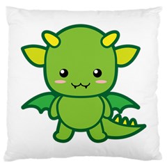 Kawaii Dragon Large Cushion Cases (Two Sides) 