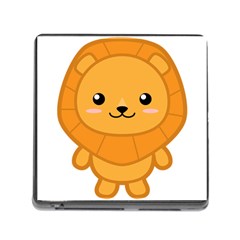 Kawaii Lion Memory Card Reader (square) by KawaiiKawaii