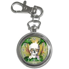 Funny Skull With Sunglasses And Palm Key Chain Watches by FantasyWorld7