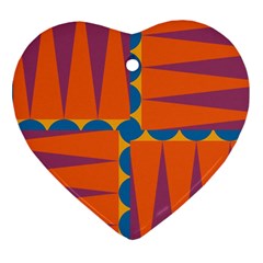 Angles Heart Ornament (two Sides) by LalyLauraFLM