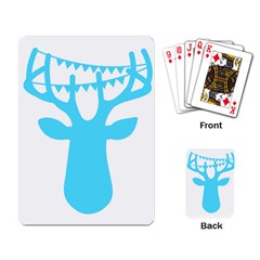 Party Deer With Bunting Playing Card by CraftyLittleNodes