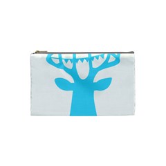 Party Deer With Bunting Cosmetic Bag (small)  by CraftyLittleNodes