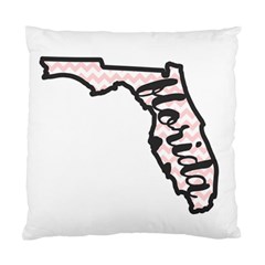 Florida Map Pride Chevron Standard Cushion Case (one Side)  by CraftyLittleNodes