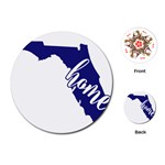 Florida Home  Playing Cards (Round)  Front