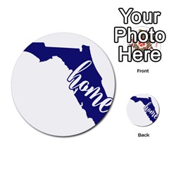 Florida Home  Multi-purpose Cards (round)  by CraftyLittleNodes