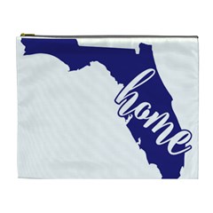 Florida Home  Cosmetic Bag (xl) by CraftyLittleNodes