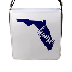 Florida Home  Flap Messenger Bag (l)  by CraftyLittleNodes