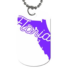 Florida Home State Pride Dog Tag (two Sides) by CraftyLittleNodes