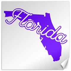 Florida Home State Pride Canvas 12  X 12  