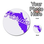 FLorida Home State Pride Multi-purpose Cards (Round)  Front 14