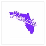 FLorida Home State Pride Large Satin Scarf (Square) Front