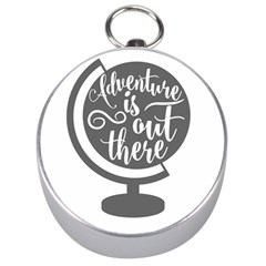 Adventure Is Out There Silver Compasses by CraftyLittleNodes