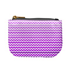 Purple Gradient Chevron Mini Coin Purses