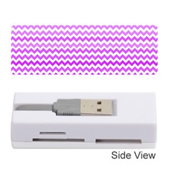 Purple Gradient Chevron Memory Card Reader (stick)  by CraftyLittleNodes