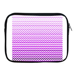 Purple Gradient Chevron Apple Ipad 2/3/4 Zipper Cases