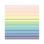 Pastel Gradient Rainbow Chevron Deluxe Canvas 14  x 11  14  x 11  x 1.5  Stretched Canvas