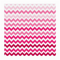 Pink Gradient Chevron Large Medium Glasses Cloth by CraftyLittleNodes