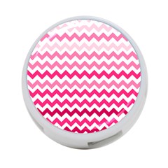 Pink Gradient Chevron Large 4-port Usb Hub (one Side) by CraftyLittleNodes