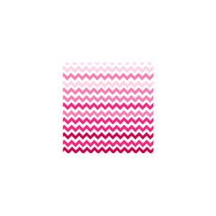 Pink Gradient Chevron Large Shower Curtain 48  X 72  (small) 