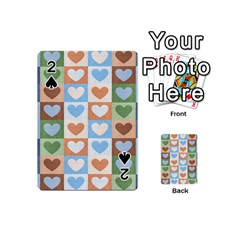 Hearts Plaid Playing Cards 54 (Mini) 