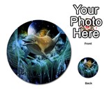 Funny Dolphin In The Universe Multi-purpose Cards (Round)  Front 2