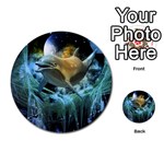 Funny Dolphin In The Universe Multi-purpose Cards (Round)  Front 12