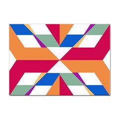 Shapes In Triangles Sticker A4 (100 Pack)