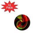 Spiral 1  Mini Button (10 pack) 