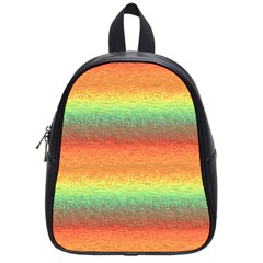 Gradient Chaos School Bag (small) by LalyLauraFLM