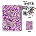 Ribbon Chaos 2 Lilac Multi-purpose Cards (Rectangle)  Back 52