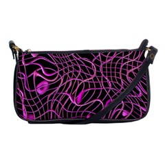 Ribbon Chaos 2 Pink Shoulder Clutch Bags by ImpressiveMoments