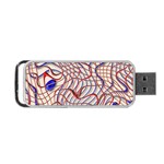 Ribbon Chaos 2 Red Blue Portable USB Flash (One Side) Front