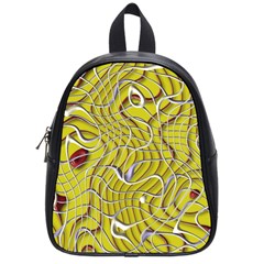Ribbon Chaos 2 Yellow School Bags (small)  by ImpressiveMoments
