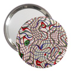 Ribbon Chaos 2 3  Handbag Mirrors by ImpressiveMoments