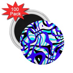 Ribbon Chaos Ocean 2.25  Magnets (100 pack) 