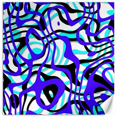 Ribbon Chaos Ocean Canvas 16  x 16  