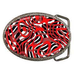 Ribbon Chaos Red Belt Buckles by ImpressiveMoments