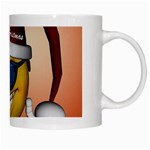Funny Christmas Smiley With Sunglasses White Mugs Right