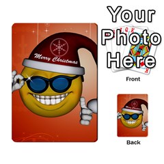 Funny Christmas Smiley With Sunglasses Multi-purpose Cards (Rectangle) 