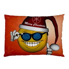 Funny Christmas Smiley With Sunglasses Pillow Cases