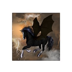 Awesome Dark Unicorn With Clouds Satin Bandana Scarf by FantasyWorld7