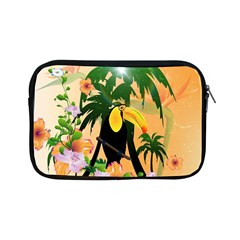 Cute Toucan With Palm And Flowers Apple iPad Mini Zipper Cases