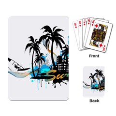 Surfing Playing Card