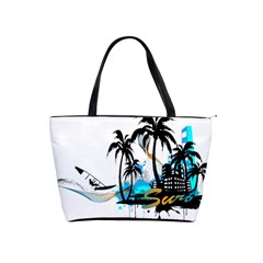 Surfing Shoulder Handbags by EnjoymentArt