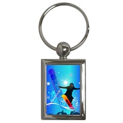 Snowboarding Key Chains (rectangle)  by FantasyWorld7