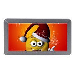 Cute Funny Christmas Smiley With Christmas Tree Memory Card Reader (mini) by FantasyWorld7