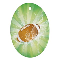 American Football  Ornament (Oval) 