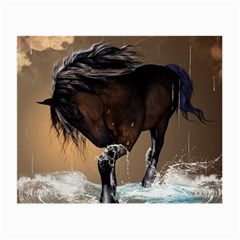 Beautiful Horse With Water Splash Small Glasses Cloth (2-side)