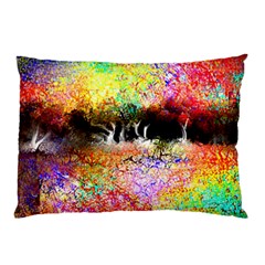 Colorful Tree Landscape Pillow Cases (two Sides) by digitaldivadesigns