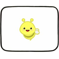 Kawaii Bee Double Sided Fleece Blanket (mini)  by KawaiiKawaii